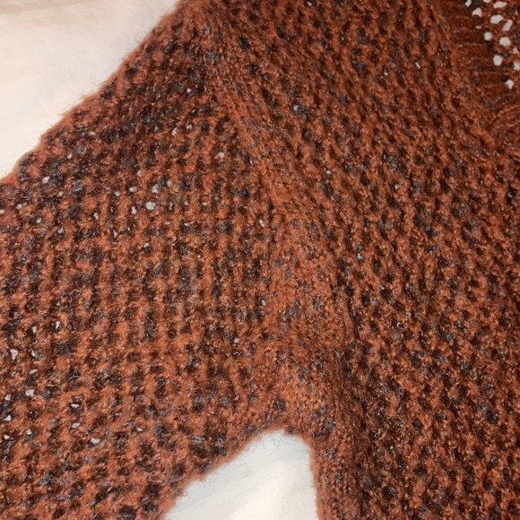 Small Women’s Soya concepts Cozy mohair / wool blend Brown Knit Sweater. - Picture 6 of 16